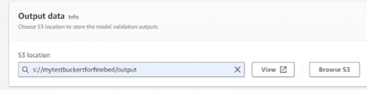 Output amazon bedrock